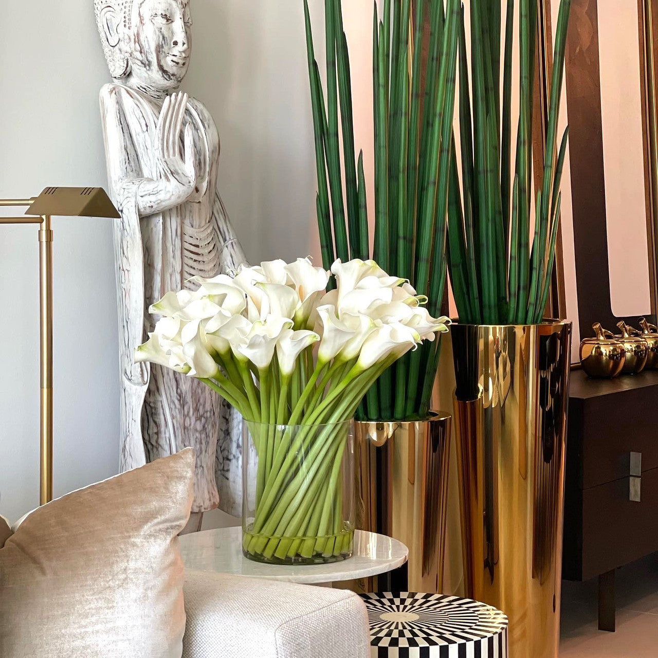 Calaoton artificial plant in decorative pot