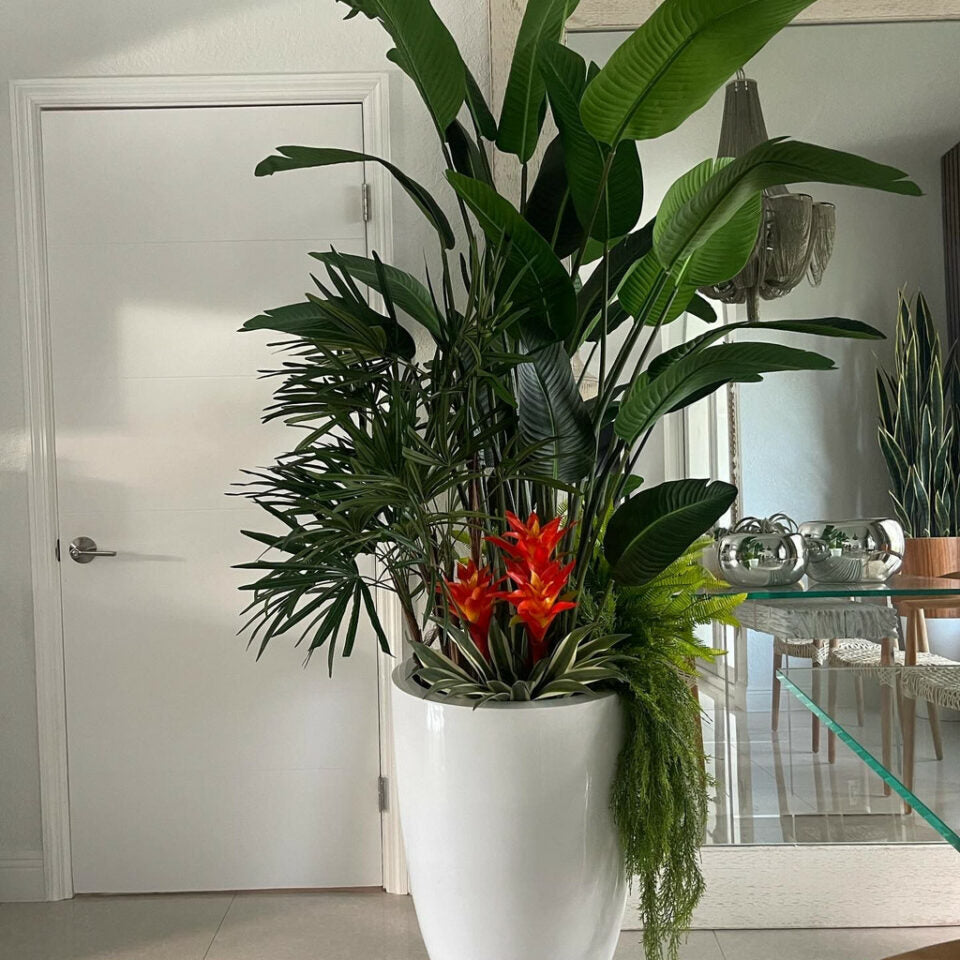Brillites artificial plant in decorative pot